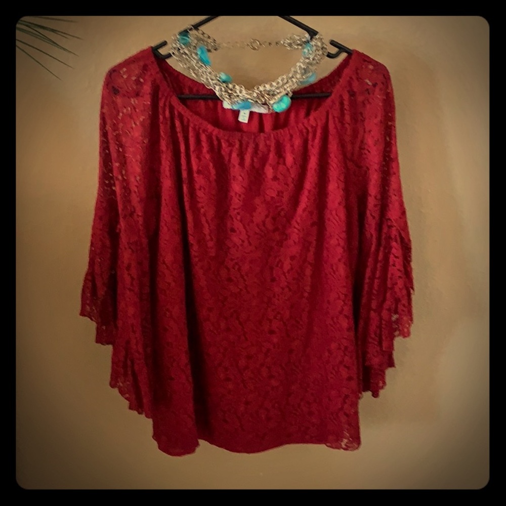 Cute top with bell sleeves